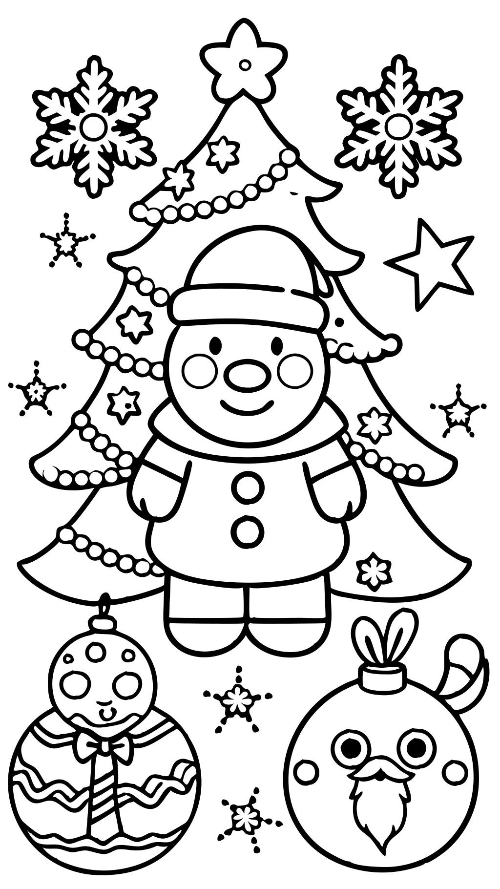 christmas pages to print and color